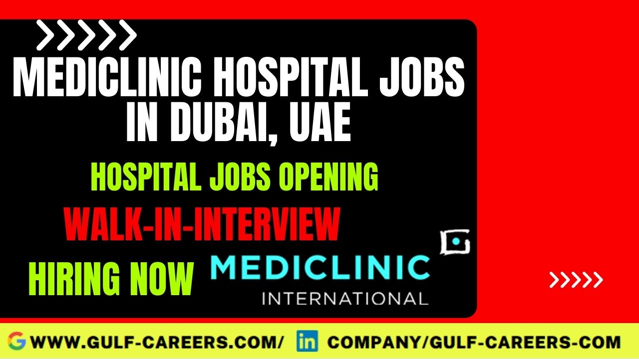 Mediclinic Hospital Career In Dubai