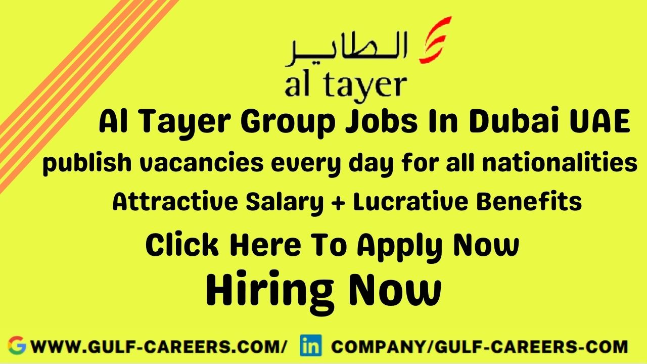 Al Tayer Careers Jobs In Dubai