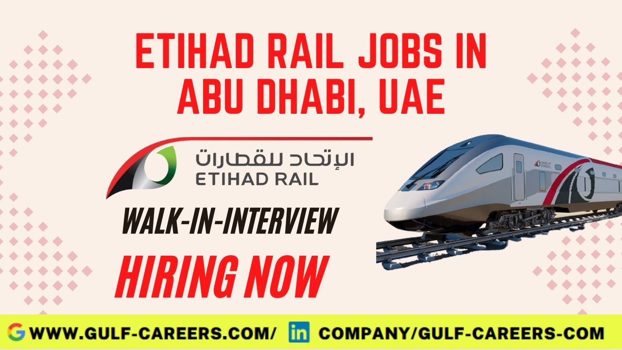 Etihad Rail Jobs in Abu Dhabi