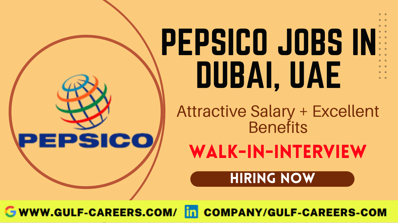 PEPSICO Careers in Dubai