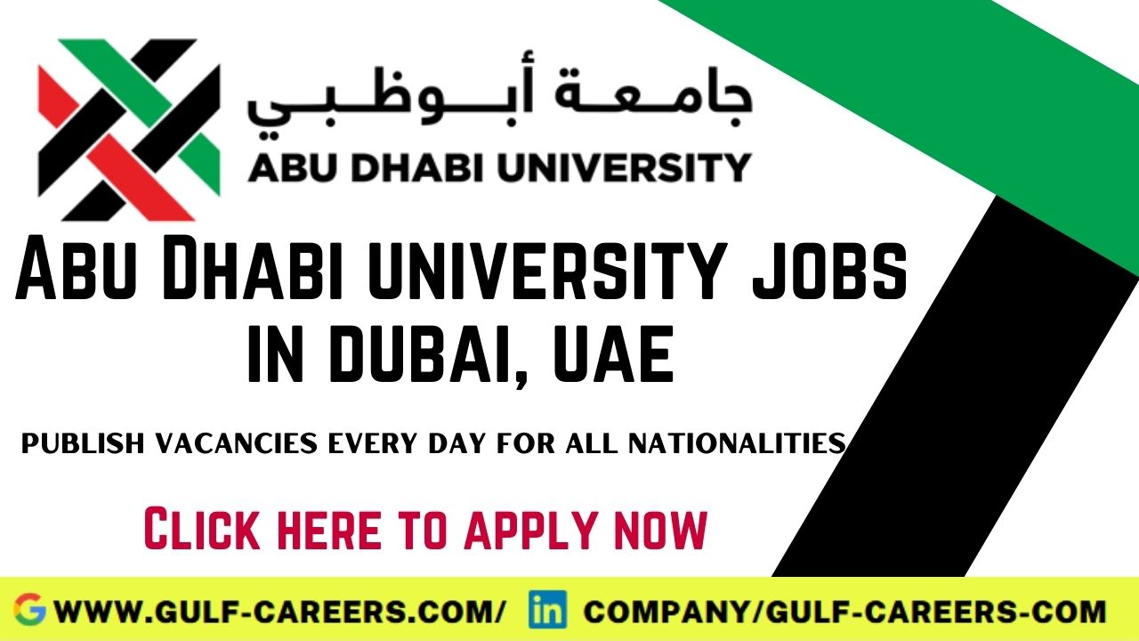 Abu Dhabi University Career Jobs