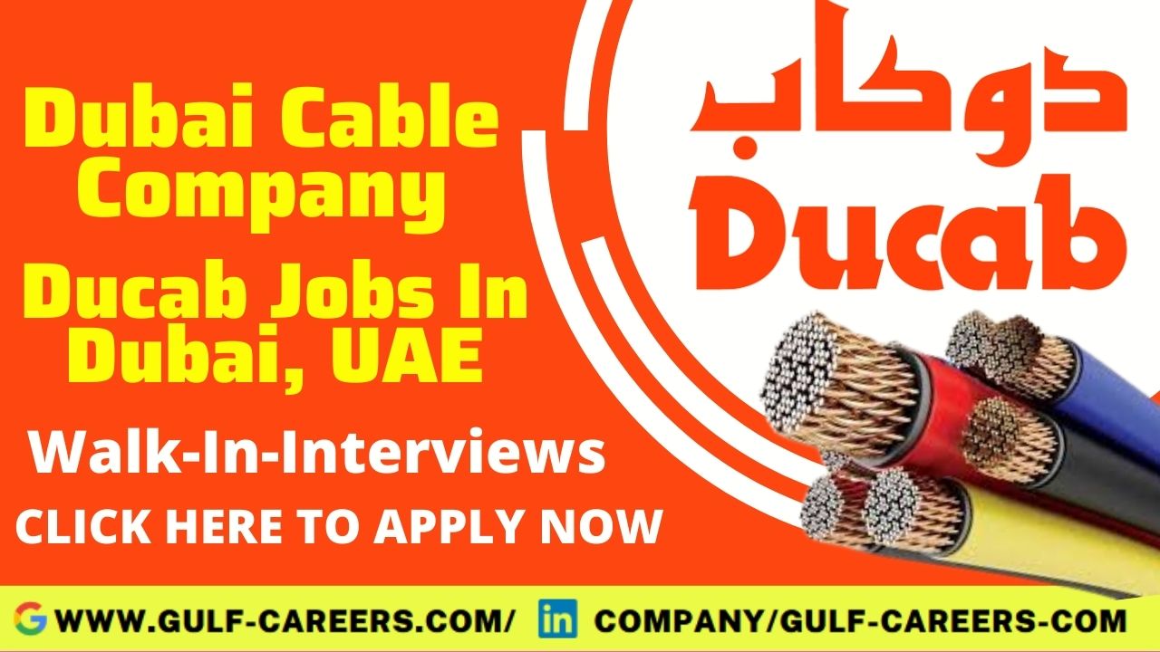 Ducab Career Jobs In Dubai