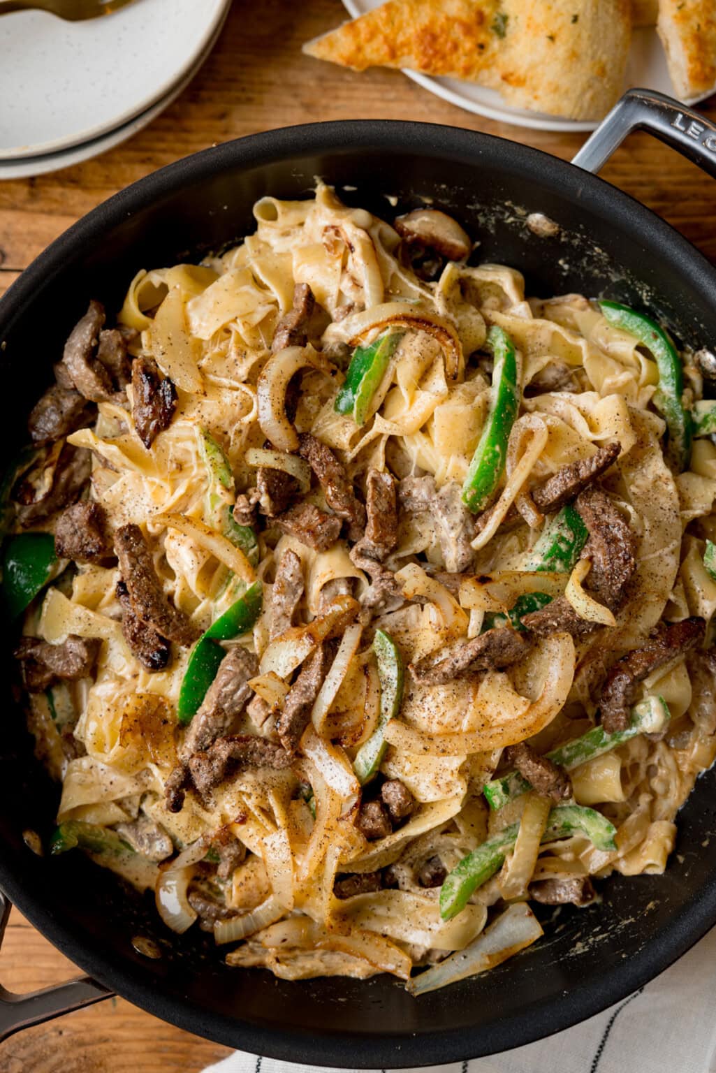 Philly Cheesesteak Pasta